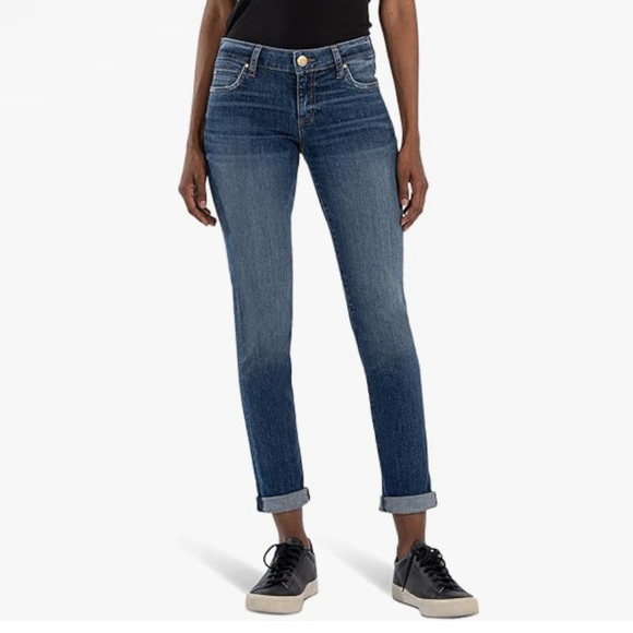 KUT from the Kloth Women's Catherine Boyfriend Jeans Denim Sz 2 NWT - Picture 11 of 12
